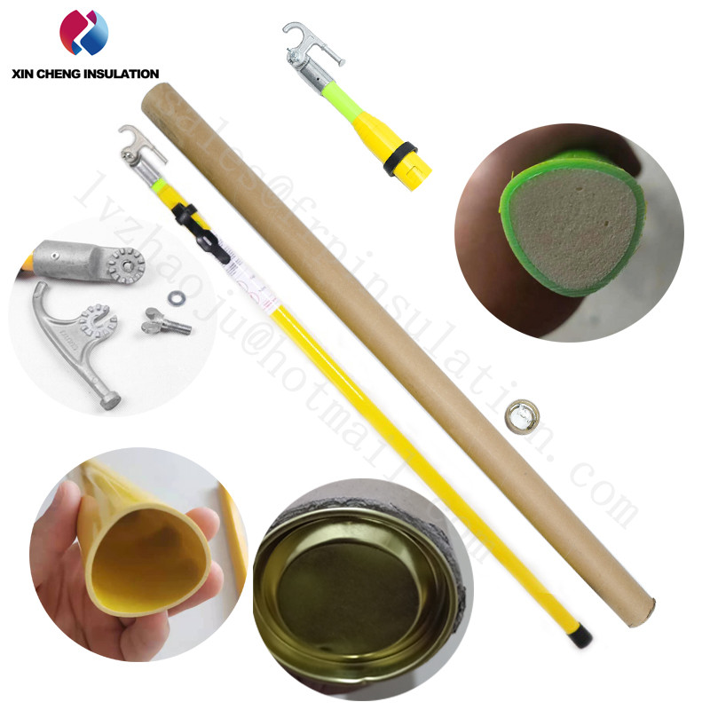 Adjustable FRP Triangle Telescopic Operating Rod/Hot Stick with Operating Rod Adjustable FRP Triangle Telescopic Operating Rod/Hot Stick with Operating Rod