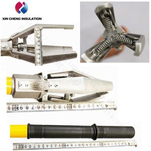 Claw type grounding wire of central cabinet, branch box grounding wire