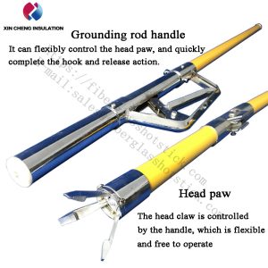 Semi automatic gun type insulating operating rod